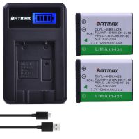 Batmax Li-42B 40B Li-40B Li 1200Mah + ที่ชาร์จสำหรับ Olympus USB LCD สำหรับ FUJIFILM NP-45 NP 45 NP45 NP 45A 45B 45S EN-EL10