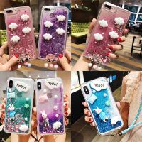 【Great. Cell phone case】กรณีสำหรับ Samsung Galaxy หมายเหตุ20 10 9 8 5 S20 Ultra S10E Lite S9 S8 Plus S7 Edge S6 3D รถ Glitter Quicksand การ์ตูนฝาครอบโทรศัพท์