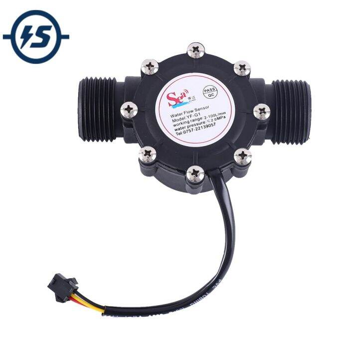 g1-flow-hall-sensor-สวิทช์-flowmeter-hall-sensor-เคาน์เตอร์2mpa-100l-min-yf-g1-dn25-dc-5v-24v-1นิ้ว