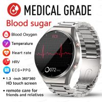 【LZ】 Healthy Blood Sugar SmartWatch Men ECG PPG Precise Body Temperature Heart Rate Monitor Smartwatch HRV Blood Pressure Watch 2023