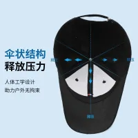 Jirong hat man leisure cap sunscreen uv eaves baseball cap hat female students