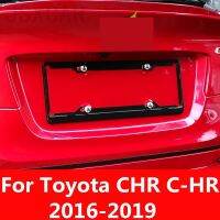 [YOMI Automotive Products] สำหรับ Toyota CHR C-HR 2016-2019รถกันชนหน้าป้ายทะเบียนผู้ถือกรอบ Mount Base Bracket Cover ตกแต่งภายนอก