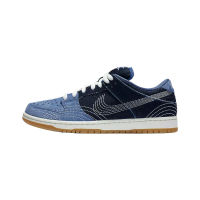 【Limited time offer】SB sb Du n k LowProPrmSashiko Denim Embroidery Low-Top Casual Sports Skateboard Shoes CV0316-400