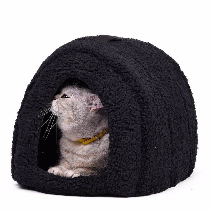 winter-pet-cat-bed-product-for-animal-portable-cave-house-warm-large-space-washable-puppy-kitty-removable-mat-4-colors-cama-gato