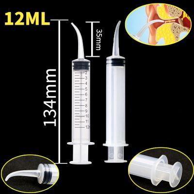 12ML Ear Cleaner Washer Syringer Elbow Rubber Tube Earwax Cleaning Removal Wax