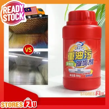 50G Mof Chef Cleaner Powder-Heavy Oil Stain Powder Cleaner All Purpose  Stain Remover Heavy Dirt Powder of Range Hood