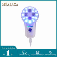 Mini Electric RF Radio Frequency Blue LED Photon Therapy EMS Skin Tightening Anti Aging Collagen Regeneration Face Massage Tool