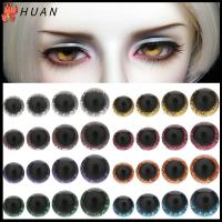 HUAN 10pcs/5pairs 9/12/14/16 มม. อะไหล่ของเล่นยัดไส้ พลาสติก งานฝีมือตา หุ่นเชิดคริสตัลอาย กลิตเตอร์คริสตัลอาย ตุ๊กตา DIY เครื่องมือ