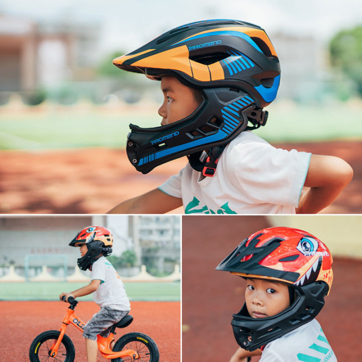 เด็กขี่จักรยานหมวกกันน็อคเต็มปกหมวกกันน็อคจักรยานสำหรับเด็กความปลอดภัยกีฬาภูเขาถนนจักรยาน-bmx-หมวกกันน็อคจักรยาน-capacete-c-iclismo