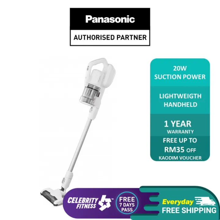 PANASONIC MCSBV01 CORDLESS STICK VACUUM CLEANER MCSBV01W147 Lightweight 1.5kg Portable