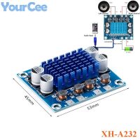 XH A232 Amplifier Module 30W+30W 2.0 Channel DC8 26V 3A Digital Stereo Audio D Type Power Amplifier Board Module