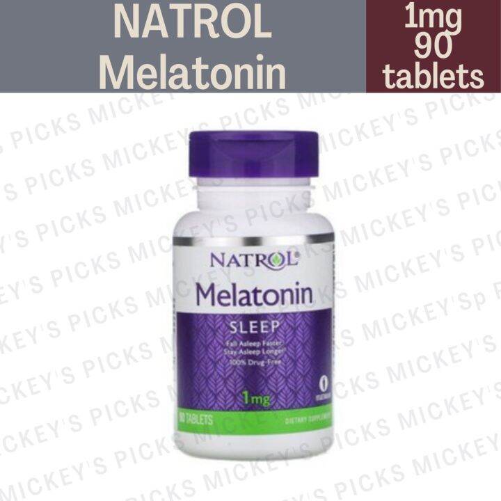 Natrol Melatonin, 1 mg, 90 Tablets | Lazada PH