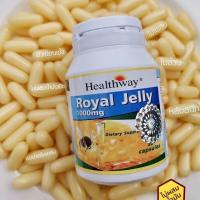 Healthway Royal Jelly 1000 mg. 6%10-HDA นมผึ้ง เฮลส์เวย์ (ขนาด 30 แคปซูล x 1 กระปุก) *** 1000 mg.*** ปรับสมดุล คืนความอ่อนเยาว์ บำรุงร่างกาย