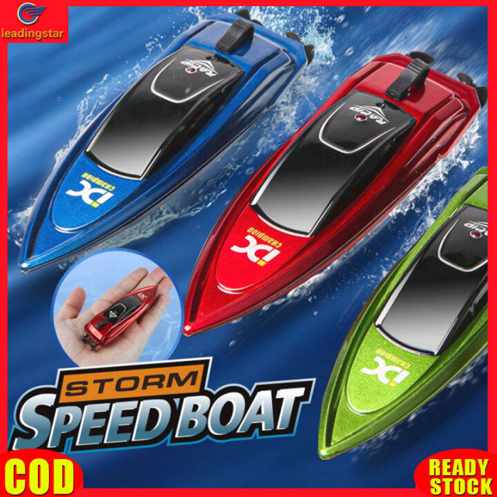 leadingstar-rc-authentic-mini-rc-boat-5km-h-radio-remote-controlled-high-speed-ship-with-led-light-palm-boat-summer-water-toy-pool-toys-models-gifts