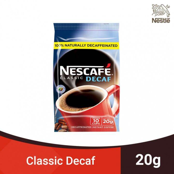 Nescafe Decaf 20g Decaffeinated Instant Coffee Lazada PH