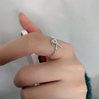 SELLYER ย้อนยุค อินเทรนด์ สง่างาม ทองแดง ของขวัญ ผู้หญิง พลอยเทียม แหวนแต่งงาน แหวนหมั้น แหวนดอกไม้ แหวนเปิดผู้หญิง แหวนสไตล์เกาหลี แหวนนิ้ว