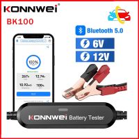 ZZOOI KONNWEI BK100 Bluetooth 5.0 6V 12V  24V Car Motorcycle Battery Tester Battery Monitor 100 to 2000 CCA Charging CrankingTest TooL