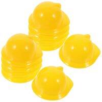 hot【DT】♚  Hat Hard Plastic Construction Kids Worker Miniature Hats Firefighter Bottle Builder Accessories Caps