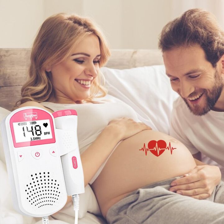 limited-edition-เครื่องฟังเสียงทารกในครรภ์2-5m-ทารกเครื่องตรวจจับการเต้นของหัวใจทารกเครื่องวัดชีพจรดอพเพลอร์แบบพกพาบ้านตั้งครรภ์-doppler
