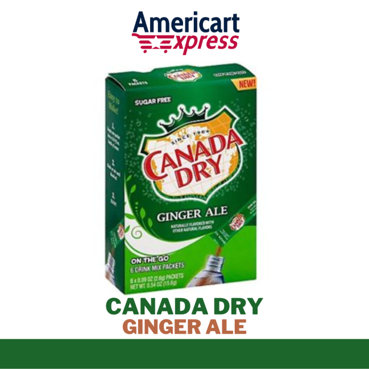 Canada Dry Powder Drink Mix Sugar Free & Delicious Original Ginger Ale