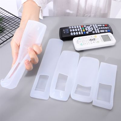 ▪☏℡ Dust Protect Storage Bag Portable Silicone Air Condition Control Case TV Remote Control Cover Transparent Case