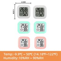 6Pcs Mini Indoor Digital Hygrometer Room Humidity Gauge Meter LCD Display Temperature Sensor Gauge