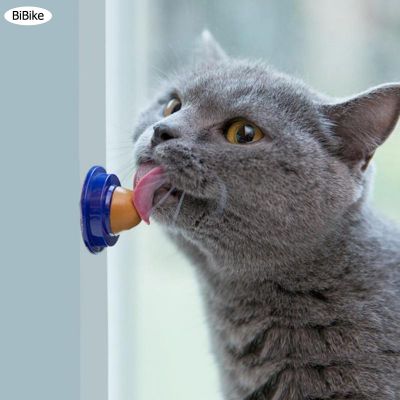 BiBike ขนมลูกแมวกินได้ชูการ์บอลลูกบอลของเล่นแมวสำหรับขนมแมวเวลาความบันเทิงหรือเวลาว่าง