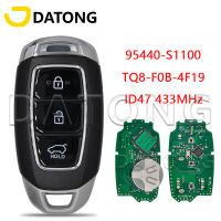 Datong World Car รีโมทคอนลสำหรับ Hyundai Santa Fe 2018 2019 2020 FCC TQ8-F0B-4F19 ID47 NCF29A3 X 433MHz 95440-S1100 CARD