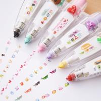 Kawaii Animal Correction Deco Tape Masking Tapes Papeleria Material Escolar Stationery Office School Accessories Supplies Correction Liquid Pens