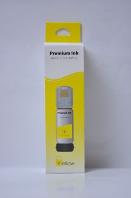 หมึกยี่ห้อ ฑรีเมี่ยม (Premium Ink) สำหรับเติมเครื่องพิมพ์  Epson Printer รุ่น L1110/L3100/L3110/L3150/L4150/L5190 (Premium ink) สี Yellow ใช้ทดแทนหมึกแท้ได้ 100%