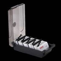 【CW】♂  Large Capacity Card Holder Organizer with Dividers Tabs for Business Loyalty Plastic Credit Cards Men