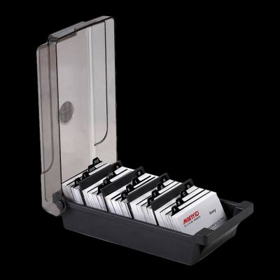 【CW】♂  Large Capacity Card Holder Organizer with Dividers Tabs for Business Loyalty Plastic Credit Cards Men