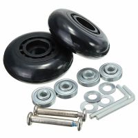 【CW】 4 Set Of Luggage Suitcase Wheels Axles Deluxe Repair 68Mm