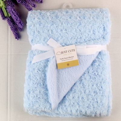 Baby Blanket Newborn Thermal Warm Soft Rose Fleece Blankets &amp; Swaddling Bedding Set Photography Infant Boy and Girl Wrap Swaddle