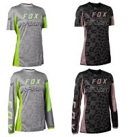 HOT★ผู้หญิง Downhill Jersey ค้างคาว Fox Mtb Motocross Enduro เสื้อยืดจักรยานเสือภูเขาเสื้อเจอร์ซีย์นักปั่นเสื้อผ้า