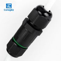 【CW】 3 Pin Waterproof Cable Connector IP68 for LED Light 3-7mm 250V amp; 10A Electrical Screw LED Outdoor Lighting Wire Connectors