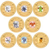 Digimon Japan Anime Digital Monster Digimon Adventure Gold Coin Game Commemorative Coin Toys Kids Gift