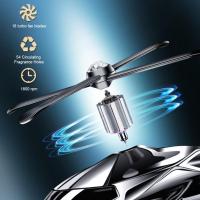 【cw】Car Fragrance Diffuser Ornament Helicopter-shaped Solar Powered Car Aromatpy Decoration 【hot】