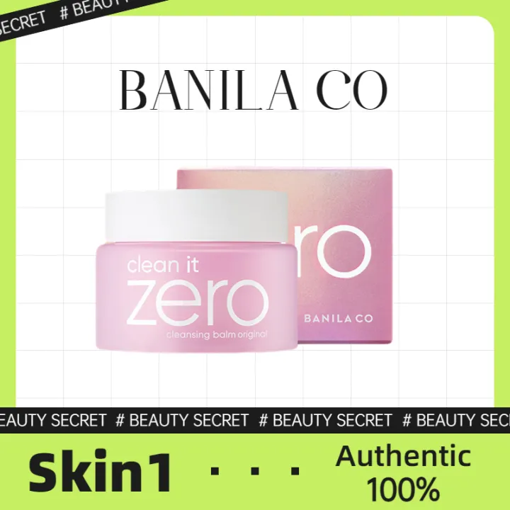 【100ของแท้】banila Co Clean It Zero Cleansing Balm Original 100ml บานิลา โค คลีน อิท ซีโร่ คลี 3776