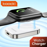 ชาร์จไร้สายนาฬิกา Toocki สำหรับนาฬิกาชุด7 SE 6 5 4 Iwatch เครื่องชาร์จ USB แบบแม่เหล็กเครื่องประดับสำหรับ Iwatch