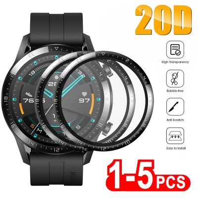 1-5pcs Soft Glass For Huawei Watch GT 2E 2 3 Pro Runner Fit 2 ES Screen Protector Protective Film Smart Watch Accessories Straps