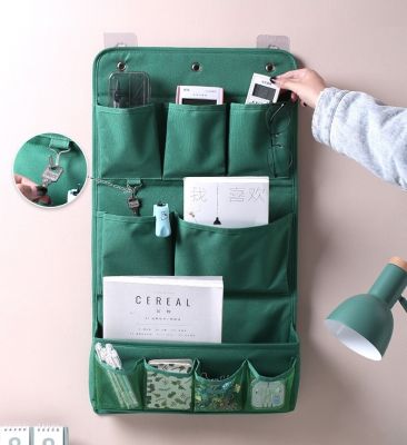 【YF】 Multi-Pockets Hanging Storage Bag Door Back Sundries Organizer With Hooks Pouch Diaper Caddy Toy Holder Office Home
