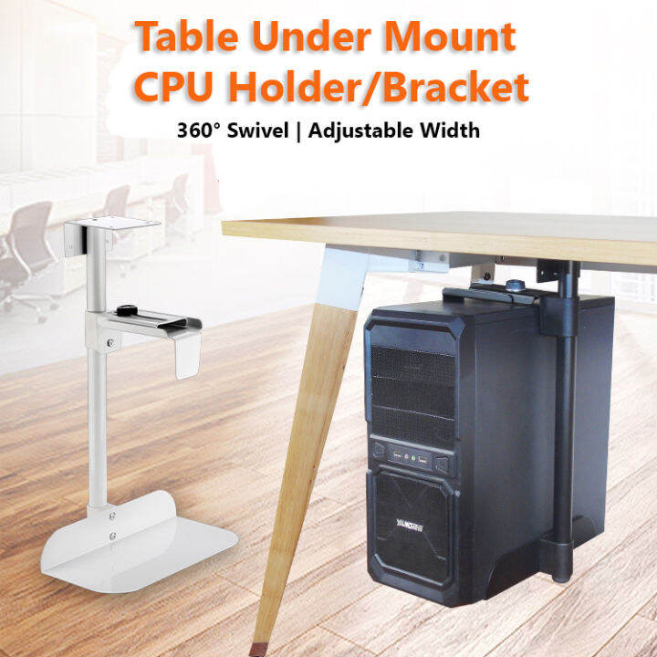 CPU Table Mount CPU Holder Bracket Under Desk PC Mount PC Bracket Under ...