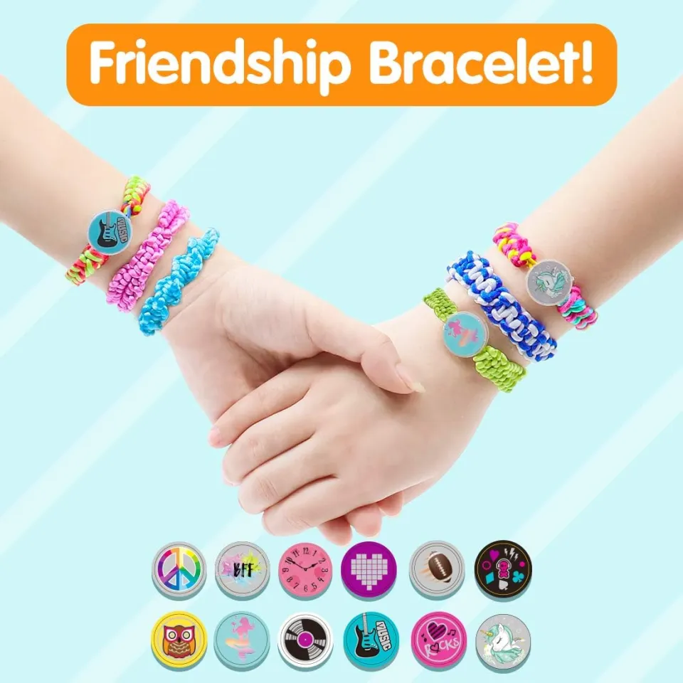 Friendship Bracelet Making Kit, Arts and Crafts for Girls Ages 8-12,  Bracelet Making Kit with String for Girls 6 7 8 9 10 11 12,Teen Girl Gifts  