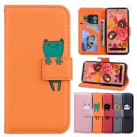 Wallet Case for Google Pixel 7 7 Pro 7A Pixel 6 6 Pro 6A Cartoon Animals Leather Card Slots Flip Cover for Google Pixel 3A 4A 5A