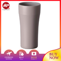 Kyocera Tumbler,420มล.,เซรามิก,สูญญากาศฉนวน,เครื่องล้างจานปลอดภัย,ไม่มีการควบแน่นในกาแฟ,เบียร์,หรือ Shochu,สีเทา