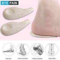 1Pair Heel Pads amp; O/X Type Leg Corrective Insoles Posture Corrector Heel Cups Foot Care for Foot Pain Foot Alignment Bow Legs