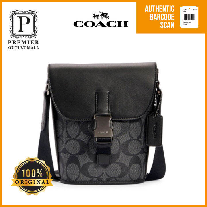 PRE-ORDER] Nwt Authentic Coach C3134 Track Small Flap Crossbody In  Signature Canvas (ETA: 2023-01-25) | Lazada