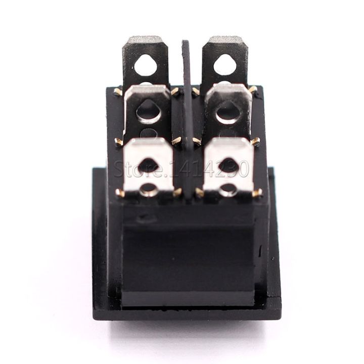1pcs-kcd4-25x31mm-black-rocker-switch-6-pin-double-reset-switch-16a-250v-20a-125vac-automatic-reset