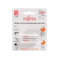 Fujitsu ถ่านชาร์จ Standard (สีขาว) 1.2V ขนาด AAA Min.750 mAh 2,100cycle บรรจุ 2 ก้อน/แพ็คไฟและหลอดไฟ